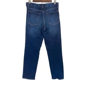 Good American Good Classic Slim-Straight Women Jeans 8/29 Blue High Rise Denim